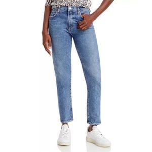 Agolde Women's Straight Leg Jeans in Light Blue Wash